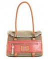 GUESS Handbag, Talina Canvas Flap Satchel - Copy